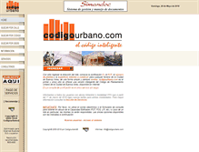 Tablet Screenshot of codigourbano.com